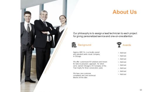 AV Services Proposal Ppt PowerPoint Presentation Complete Deck With Slides