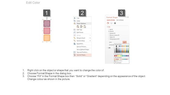 Abc Steps Chart For Data Analysis Powerpoint Slides