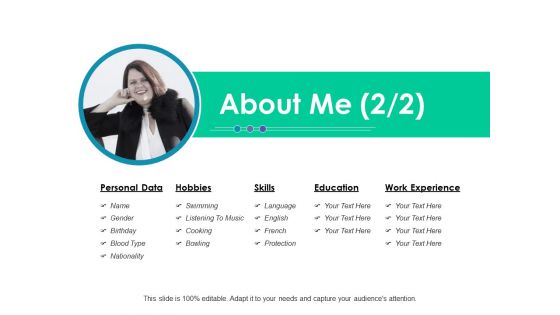 About Me Hobbies Ppt PowerPoint Presentation Infographics Demonstration