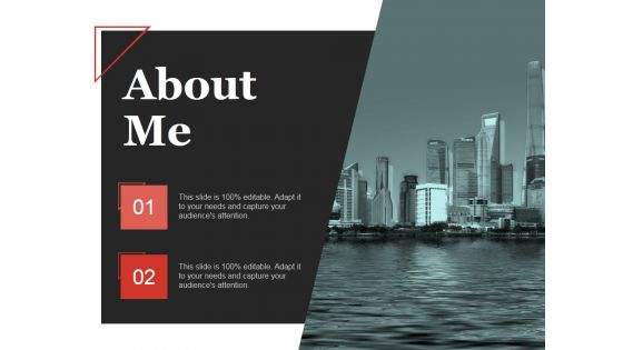 About Me Ppt PowerPoint Presentation Infographic Template Example Topics