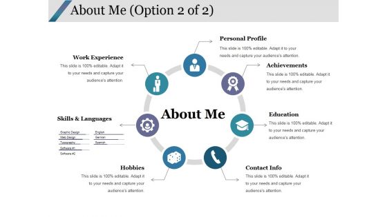 About Me Template 2 Ppt PowerPoint Presentation Visuals