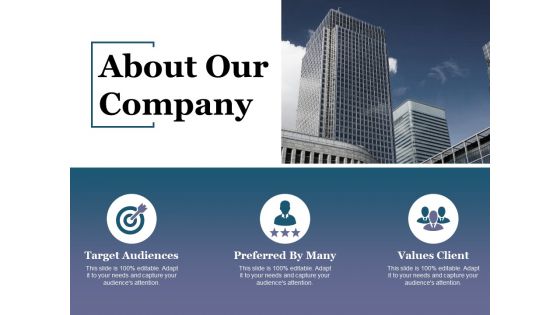 About Our Company Ppt PowerPoint Presentation Gallery Graphic Tips