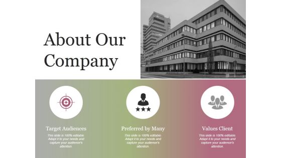 About Our Company Ppt PowerPoint Presentation Outline Grid