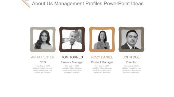 About Us Management Profiles Ppt PowerPoint Presentation Professional About Us Management Profiles Ppt PowerPoint Presentation Professional