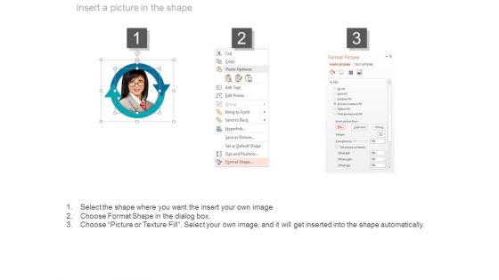 About Us Page With Social Media Links Powerpoint Slides