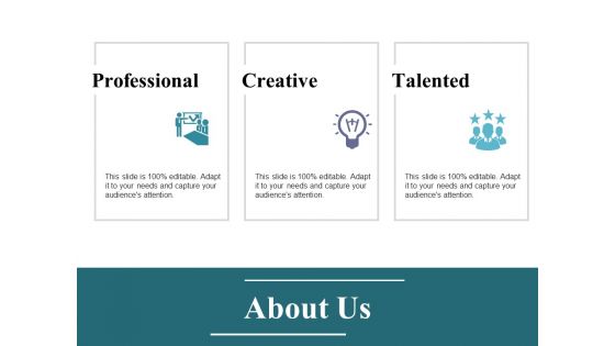 About Us Ppt PowerPoint Presentation Show Demonstration