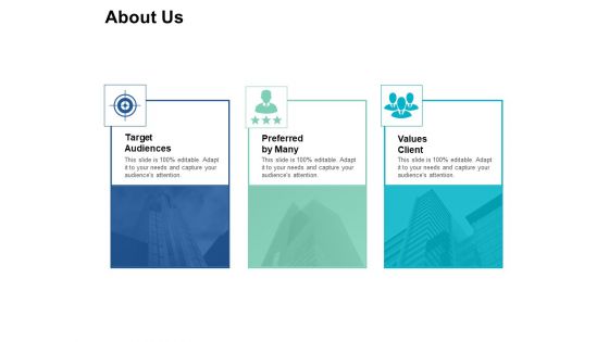 About Us Preferred By Many Ppt PowerPoint Presentation Show Smartart