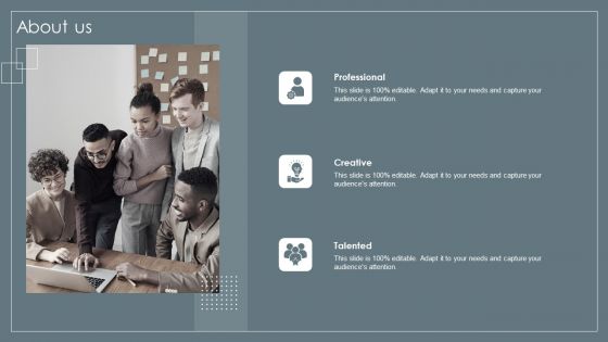 About Us Retail Business Growth Marketing Techniques Clipart PDF