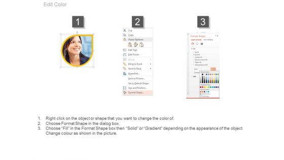 About Us Slide For Business Vision Powerpoint Slides