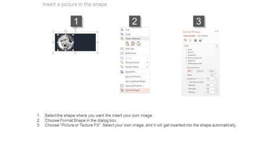 About Us Slide With Social Media Links Powerpoint Slides