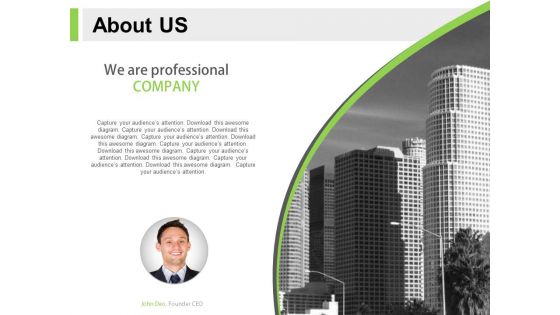 About Us Style For Professional Company Powerpoint Slides