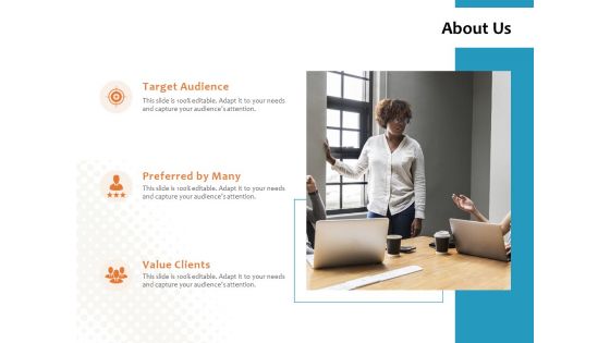 About Us Target Audience Ppt PowerPoint Presentation File Graphics Pictures
