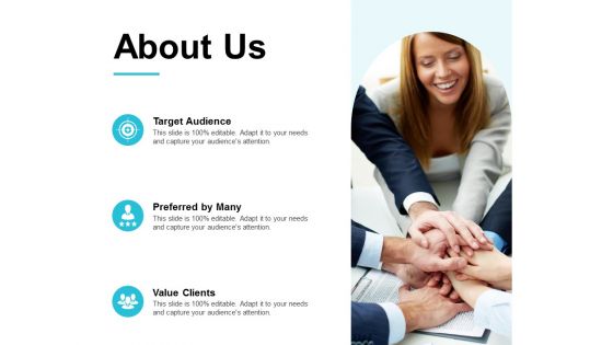 About Us Target Audience Ppt PowerPoint Presentation Icon Background Image