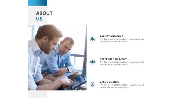 About Us Target Audience Ppt PowerPoint Presentation Ideas Guide