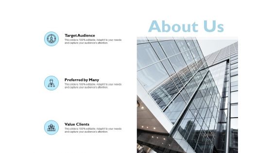 About Us Target Audience Ppt PowerPoint Presentation Model Templates
