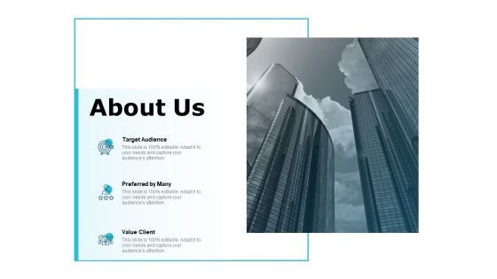 About Us Target Audience Ppt PowerPoint Presentation Show Backgrounds