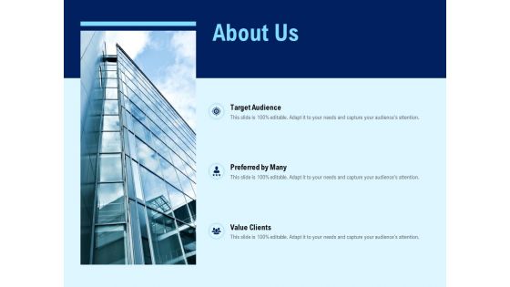About Us Target Audience Strategy Ppt PowerPoint Presentation Ideas Show