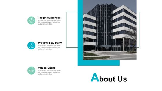 About Us Target Audiences Ppt PowerPoint Presentation Icon Show