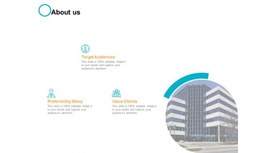 About Us Target Audiences Ppt PowerPoint Presentation Infographics Display