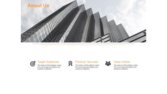 About Us Target Audiences Ppt PowerPoint Presentation Inspiration Background Images