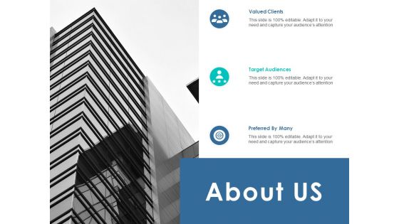 About Us Target Audiences Ppt PowerPoint Presentation Pictures Structure