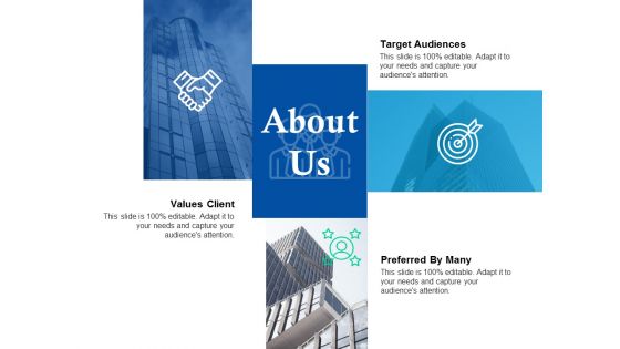 About Us Target Audiences Ppt Powerpoint Presentation Professional Images
