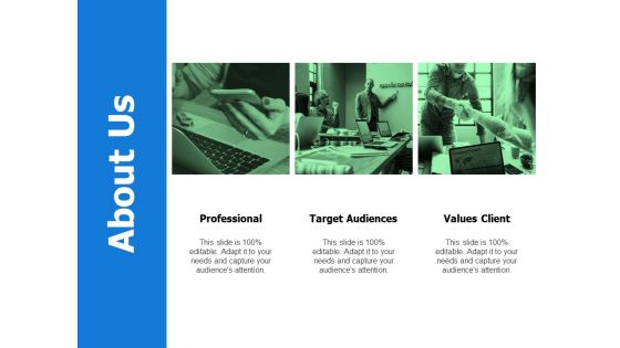 About Us Target Audiences Ppt Powerpoint Presentation Professional Picture