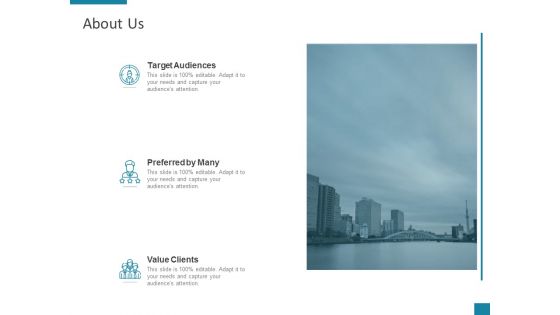 About Us Target Audiences Ppt PowerPoint Presentation Styles Show