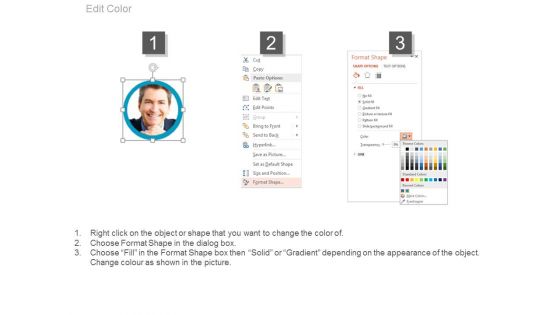 About Us Team Frame Design Powerpoint Slides
