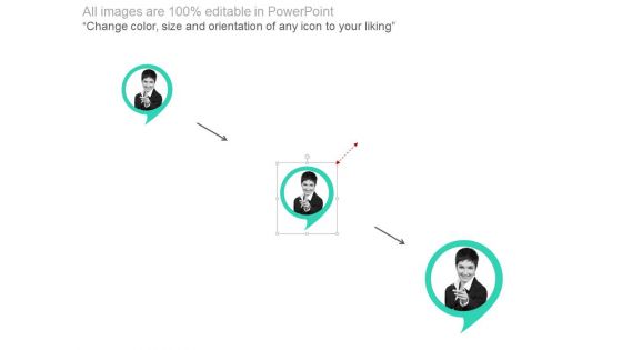 About Us Team Profile With Social Media Links Powerpoint Slides
