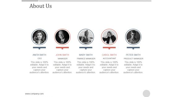 About Us Template 1 Ppt PowerPoint Presentation Rules