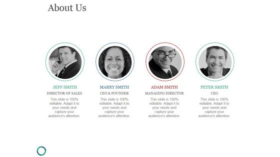 About Us Template 4 Ppt PowerPoint Presentation Inspiration Designs