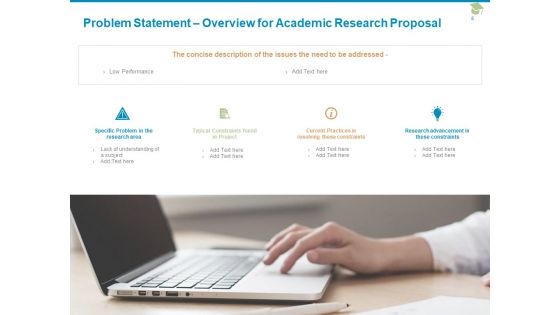 Academic Research Proposal Ppt PowerPoint Presentation Complete Deck With Slides