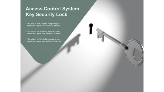 Access Control System Key Security Lock Ppt PowerPoint Presentation Pictures Summary
