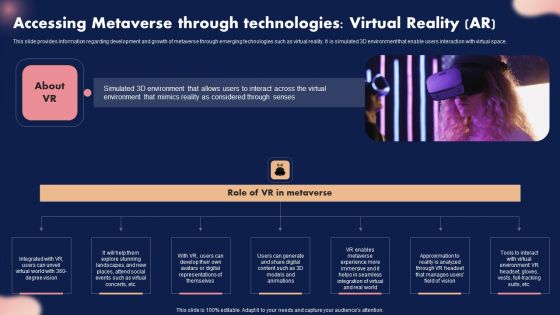 Accessing Metaverse Through Technologies Virtual Reality AR Ppt Summary Example Introduction PDF Accessing Metaverse Through Technologies Virtual Reality AR Ppt Summary Example Introduction PDF