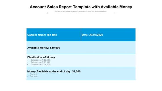 Account Sales Report Template With Available Money Ppt PowerPoint Presentation File Graphics Template PDF Account Sales Report Template With Available Money Ppt PowerPoint Presentation File Graphics Template PDF