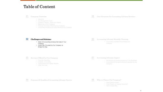 Accounting Advisory Services For Organization Ppt PowerPoint Presentation Complete Deck With Slides