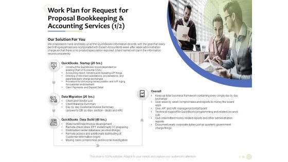 Accounting And Tax Services Work Plan For Request For Bookkeeping And Accounting Services Quick Books Introduction PDF