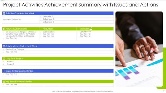Achievement Summary Develop Prototype Ppt PowerPoint Presentation Complete Deck With Slides