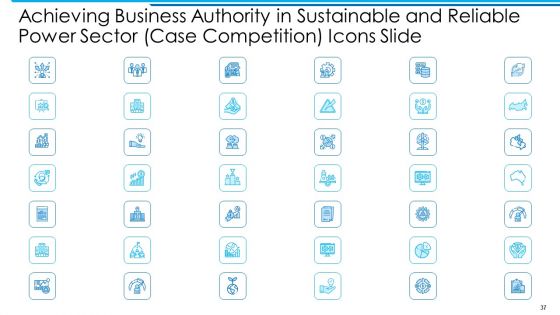 Achieving Business Authority In Sustainable And Reliable Power Sector Case Competition Ppt PowerPoint Presentation Complete Deck With Slides