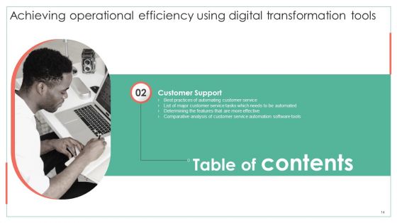 Achieving Operational Efficiency Using Digital Transformation Tools Ppt PowerPoint Presentation Complete Deck With Slides