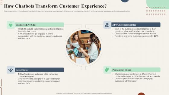 Action Plan To Enhance How Chatbots Transform Customer Experience Professional PDF