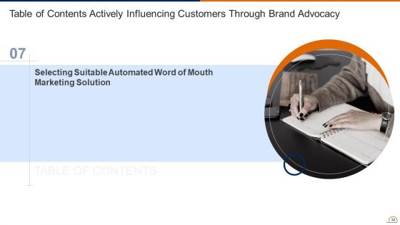 Actively Influencing Customers Through Brand Advocacy Ppt PowerPoint Presentation Complete Deck With Slides