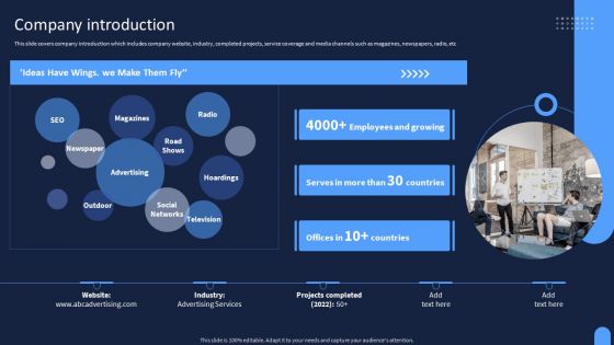 Ad And Media Agency Company Profile Company Introduction Structure PDF Ad And Media Agency Company Profile Company Introduction Structure PDF