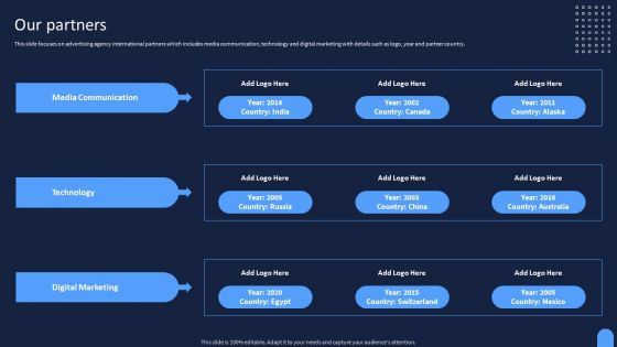 Ad And Media Agency Company Profile Our Partners Download PDF Ad And Media Agency Company Profile Our Partners Download PDF