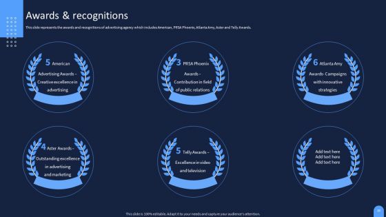 Ad And Media Agency Company Profile Ppt PowerPoint Presentation Complete Deck With Slides