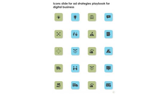 Ad Strategies Playbook For Digital Business Template