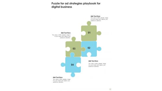 Ad Strategies Playbook For Digital Business Template