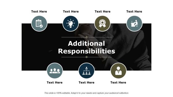 Additional Responsibilities Ppt PowerPoint Presentation Summary Smartart