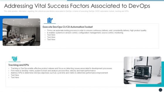 Addressing Vital Success Factors Associated To Devops Automation Topics PDF